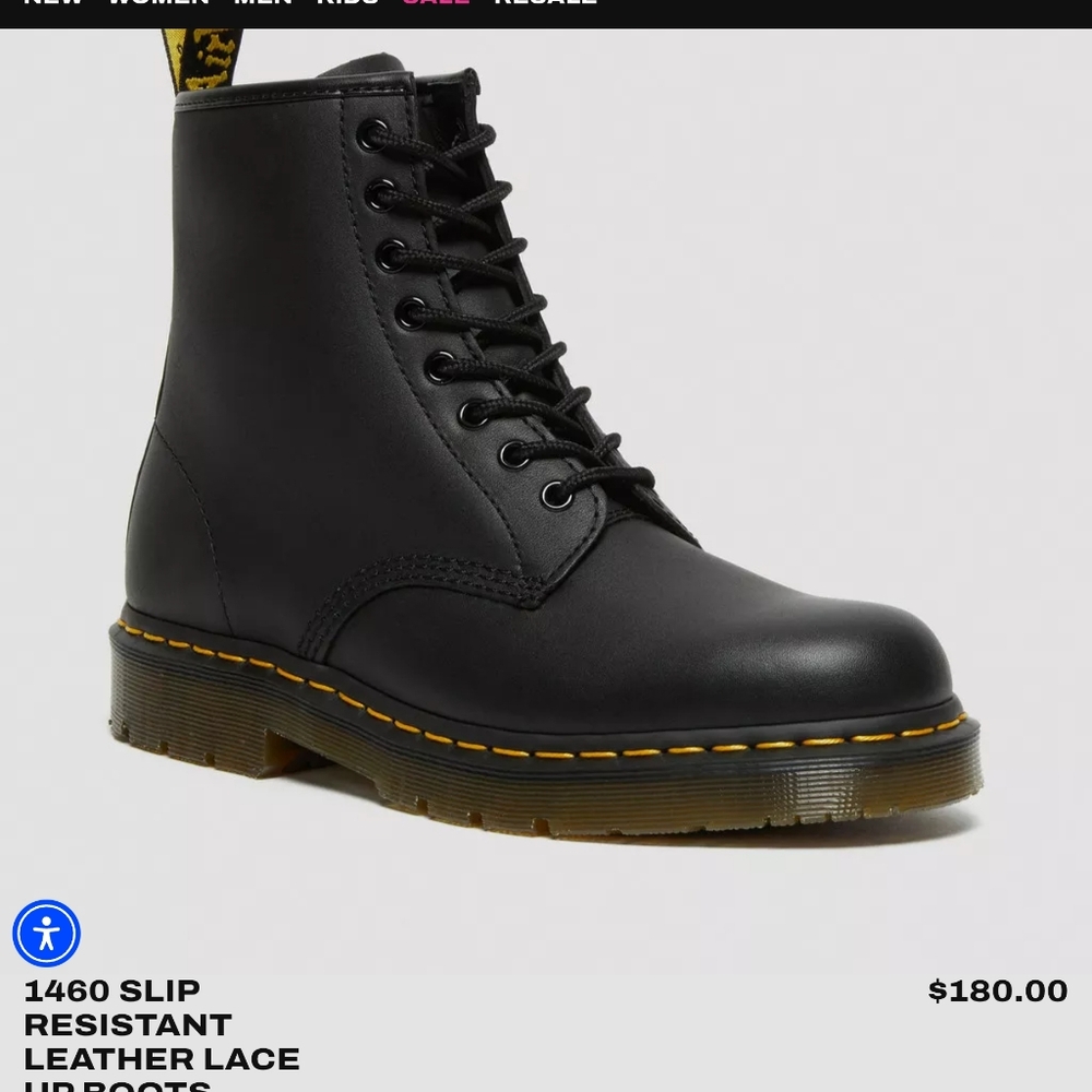 Dr. Martens Black Leather Boots